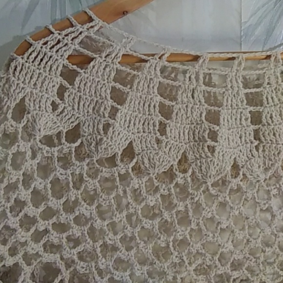 Hand made crochet! Red lace bolero - Picture 6 of 7